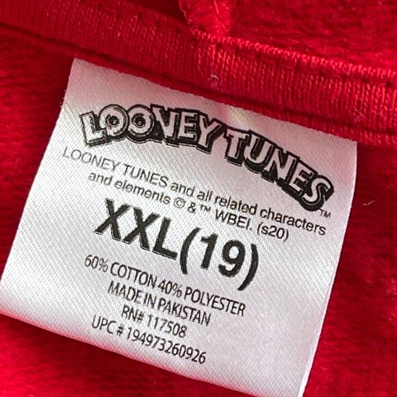 Warner Brothers Looney Tunes Tweety Bird Hoodie Size XXL - Picture 3 of 3